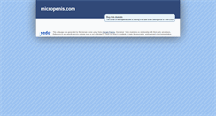 Desktop Screenshot of micropenis.com
